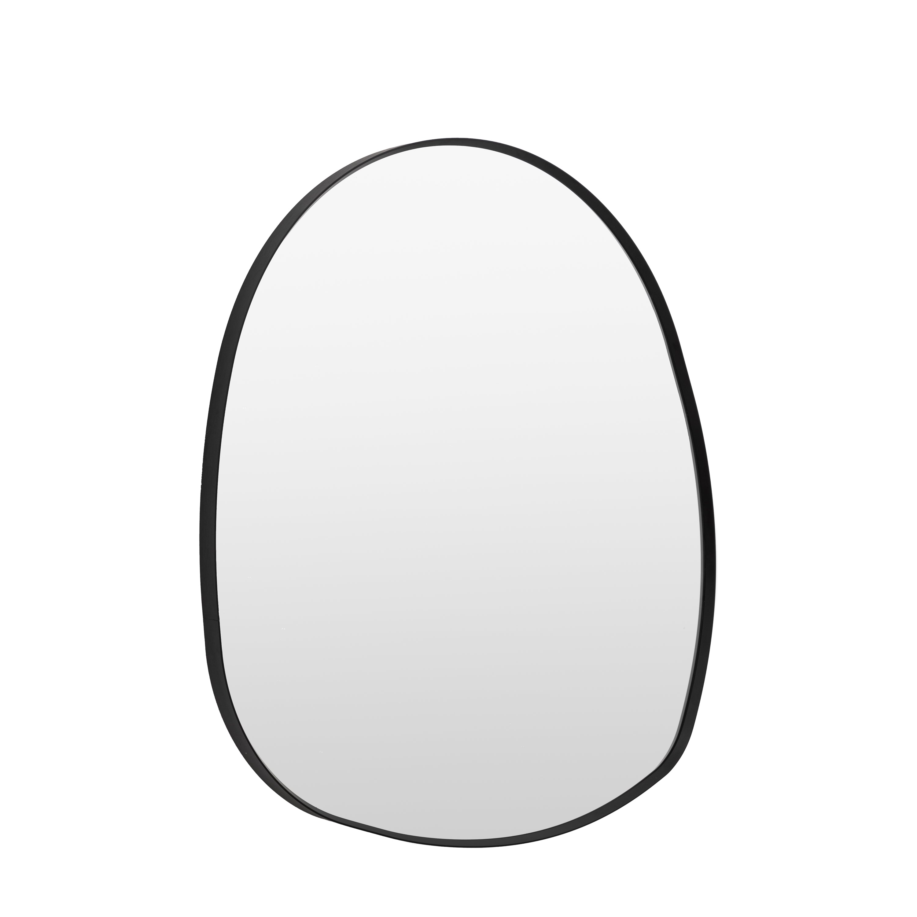 Claude Black Pebble Wall Mirror